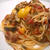 『夏野菜と牛肉の煮込みパスタ』 夏野菜煮込みをパスタにアレンジ♪