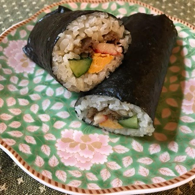 我が家の恵方巻