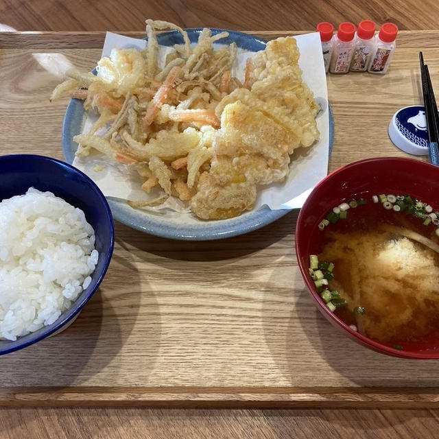 【献立】かき揚げ、大根のお味噌汁