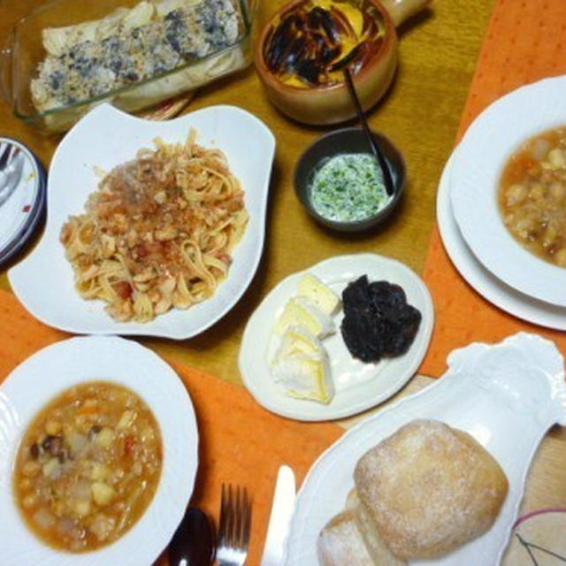 お腹が疲れた時にぜひ！イタリアのパン粥的野菜たっぷりスープ「リボリータ」とビネガーがポイントの「鯵のハーブパン粉焼き」