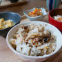 ミックスきのこの炊き込みごはん、昨日の昼ごはん#本日のおうちごはん
