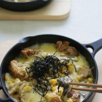 「照り焼きチキン餅ピザ（レシピ）」「油揚げと大根の和風ジャーサラダ」
