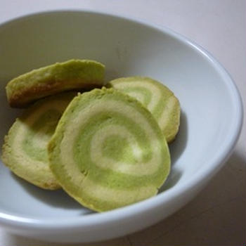 ぐるぐる抹茶クッキー