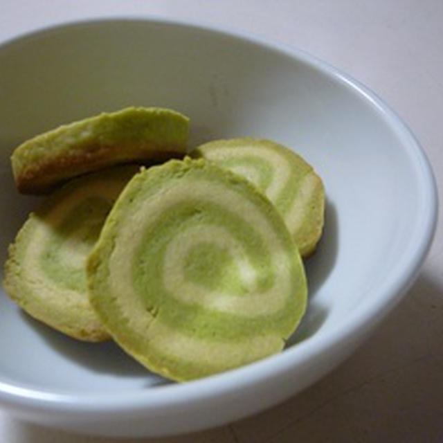 ぐるぐる抹茶クッキー