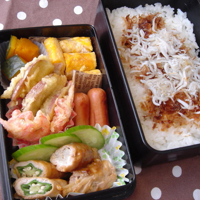 肉巻おかか弁当と、リサイクルショップへ行く。の巻