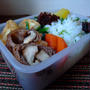 椎茸の肉巻きお弁当。
