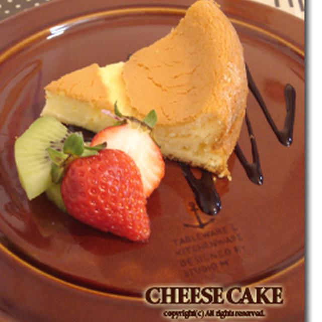 チーズケーキとランチョンマット