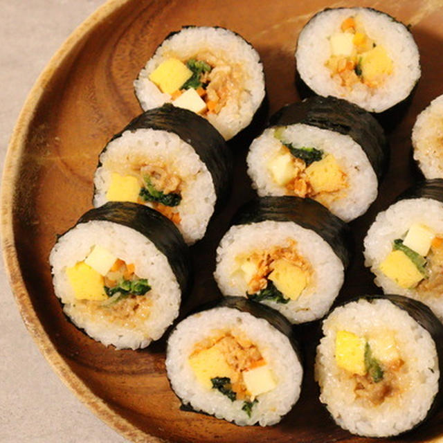 無印のキンパに新しい仲間が!!（サムギョプサルとヤンニョムチキン）
