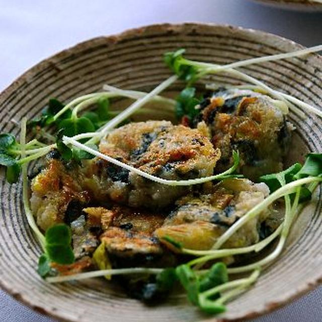 トロロ海苔葱落とし焼き