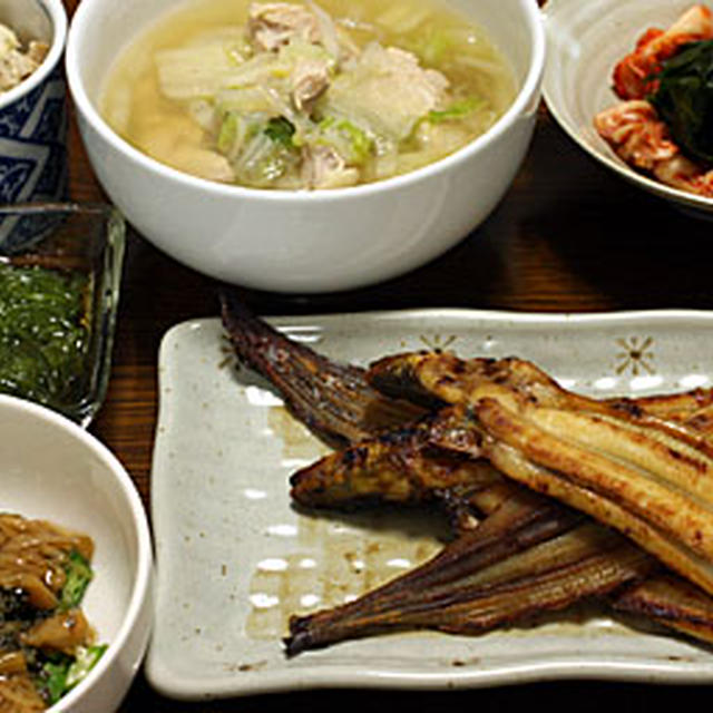 燗酒を再開する肴に「焼き穴子」