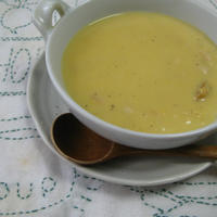 ビーンズクリームコーンパスタスープ（レシピ）
