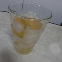サントリー ブランデーV.Oをロックで♪
