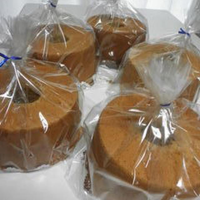 シフォンケーキと低温長時間発酵食パン