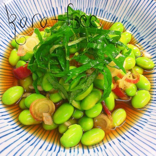 ひまちゃん祝200♡枝豆おつまみでおめでとう