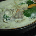 鶏肉の豆乳クリーム鍋と「梵」純米５５