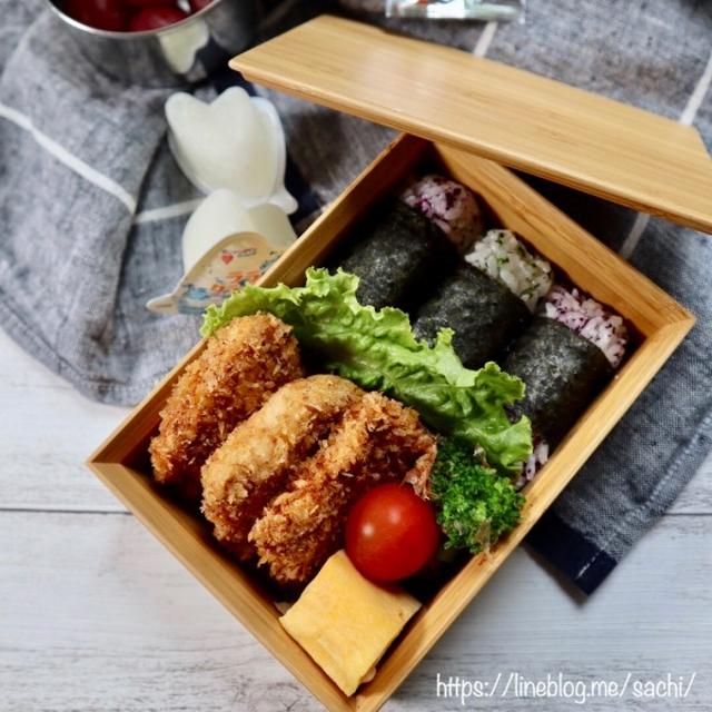 息子の＊チキンカツ弁当♡【#お弁当#裏技】