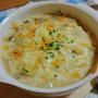 【晩ごはん】米粉で簡単に白菜グラタン。～ 今日の断捨離。