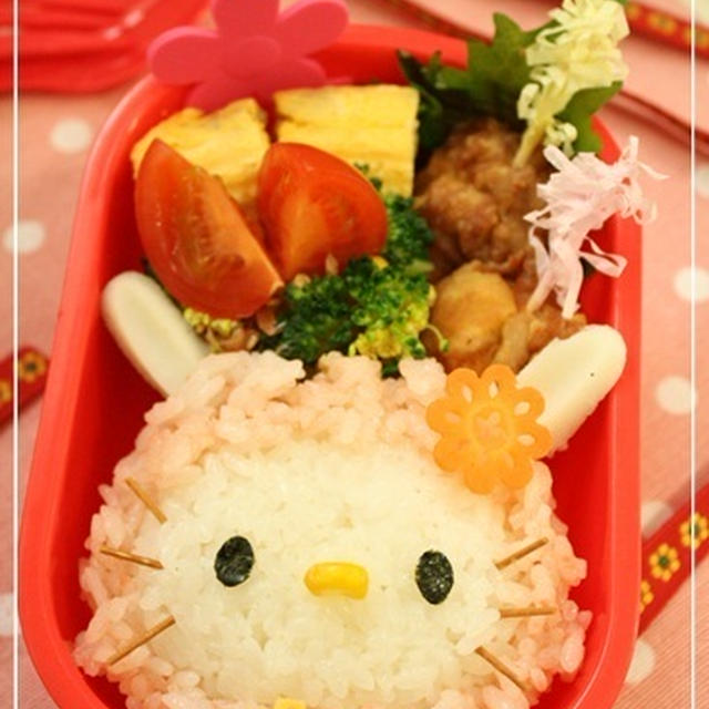 うさキティのお弁当♪