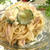 3種の野菜とハムのスパゲッティーサラダ。°