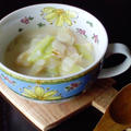 マクロビ　野菜と油揚げの豆乳スープ by 小西尚子さん
