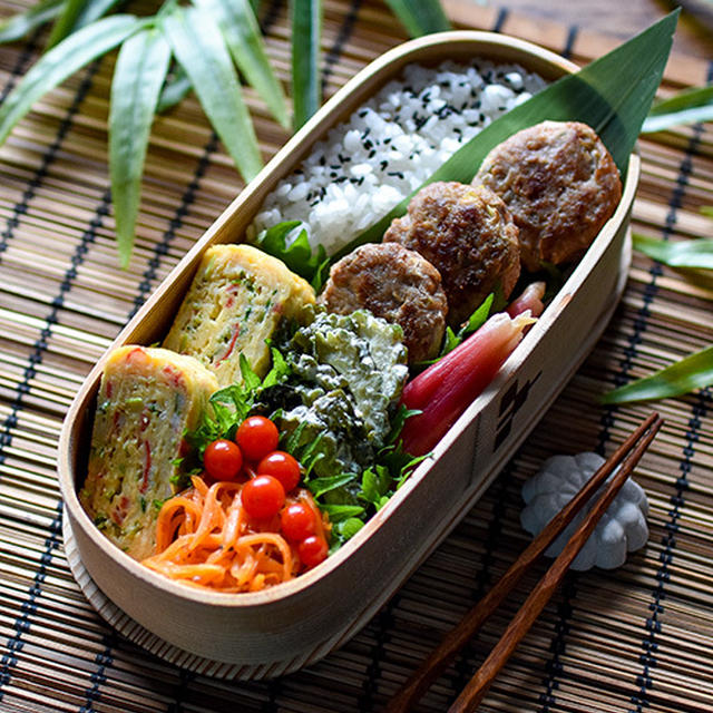 5/20 ザーサイ豚つくね弁当♪