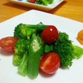 ２行レシピ♪夏野菜のナムル。 by toshieさん