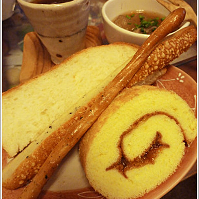 山型食パンとチーズスティック