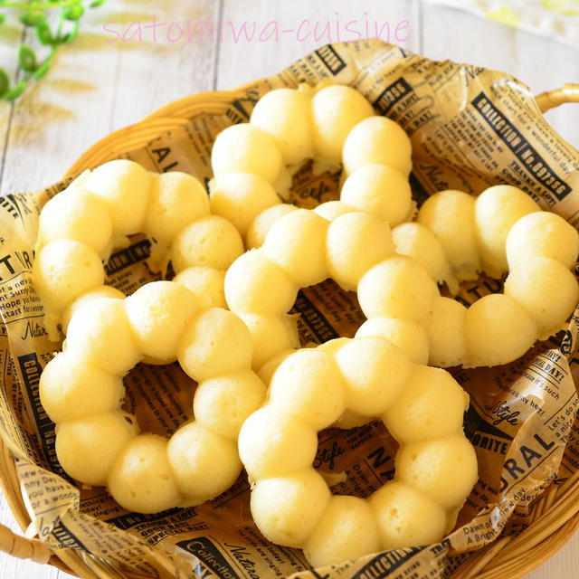 【米粉のポンデリング焼きドーナツ】ヨーグルトで作るモチモチ食感！