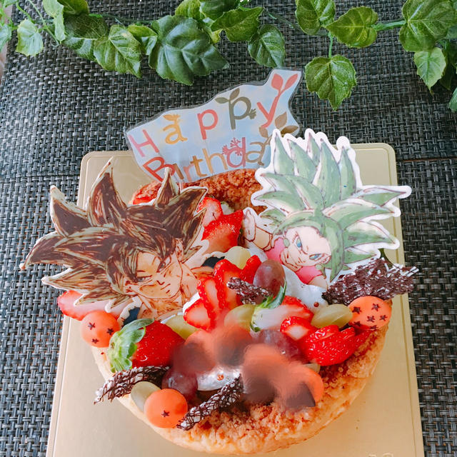 ドラゴンボール超のバースデーケーキ By Meruさん レシピブログ 料理ブログのレシピ満載