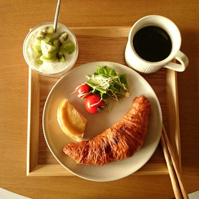 しっとりパンケーキ　さっくりクロワッサン