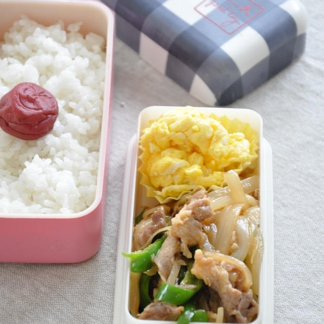 15分節約弁当☆甘辛い豚肉がごはんにあう！節約弁当