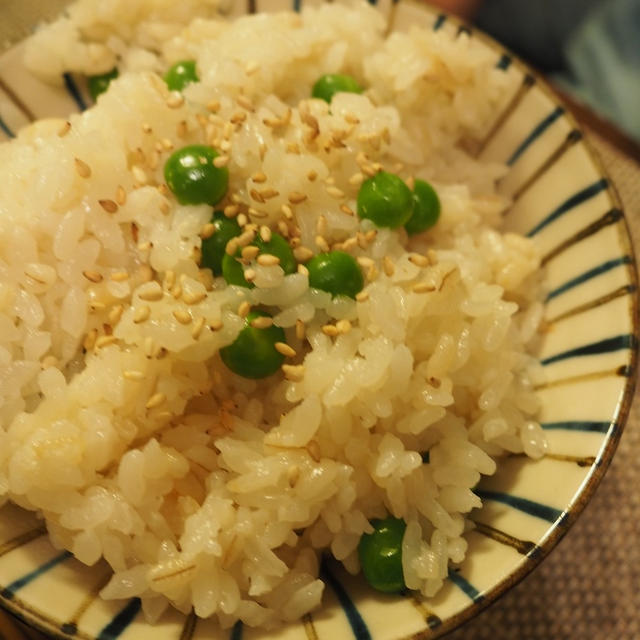 お久しぶりです〜豆ご飯、ふき、新じゃが、筍サラダ〜