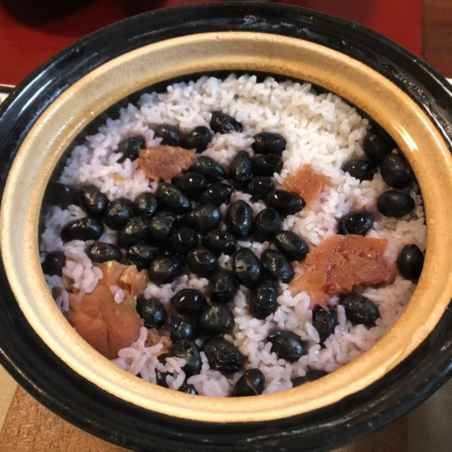 丹波の黒豆ごはん