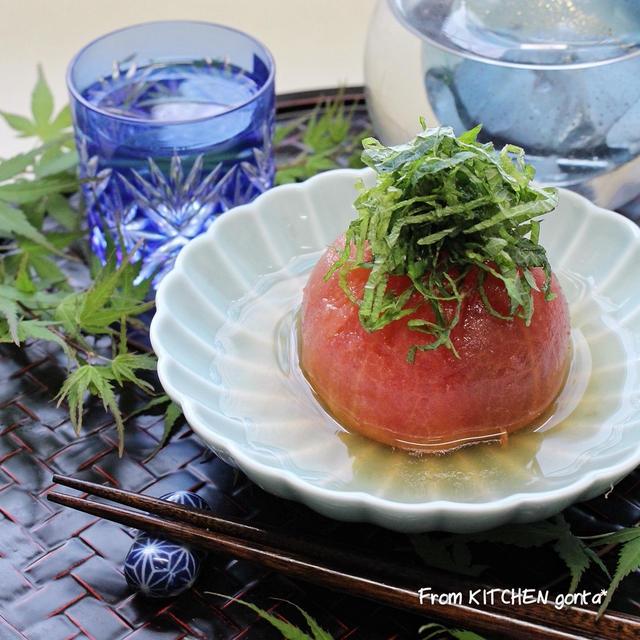 栃木県産トマトで作る★白だし仕立てのトマトのおひたし