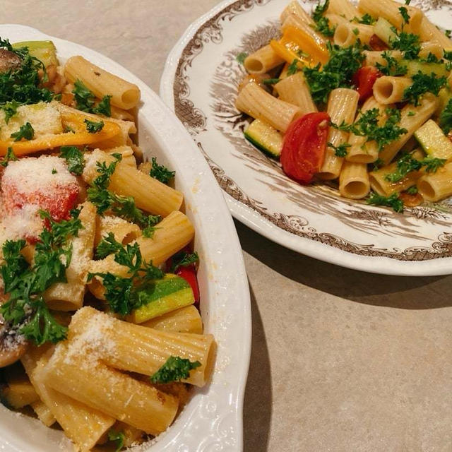 何故かランチにはパスタメニューが多い我が家