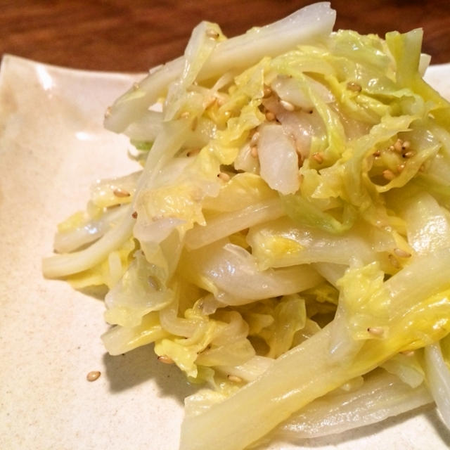 1/2個ぐらいならペロリと食べられる。白菜大量消費におすすめ「白菜のナムル」