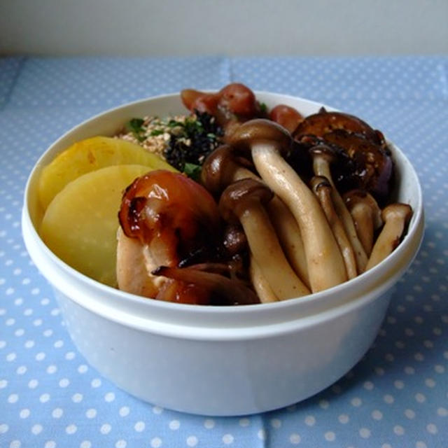 鶏のチリソースお弁当。