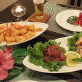 ハワイ料理のポキ&ガーリックバターシュリンプ by shoko♪さん
