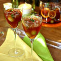 Peachy & Grapy White Wine Sangria