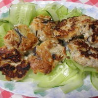 鶏つくね＆とうがんスープ（低カロリー、ヘルシー）