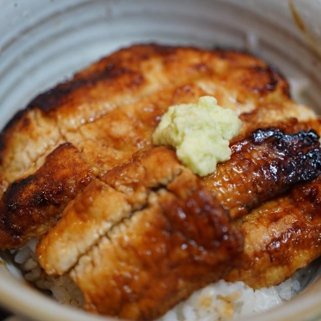 フライパンで作る、穴子の蒲焼丼