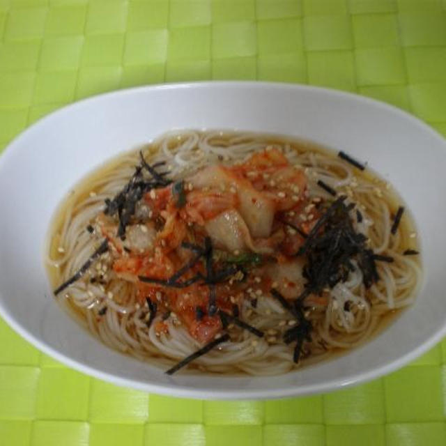 韓国冷麺風そうめん