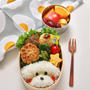 可愛いお弁当を旦那に持たせる嫌がらせ弁当「立体的！ワンちゃん弁当」