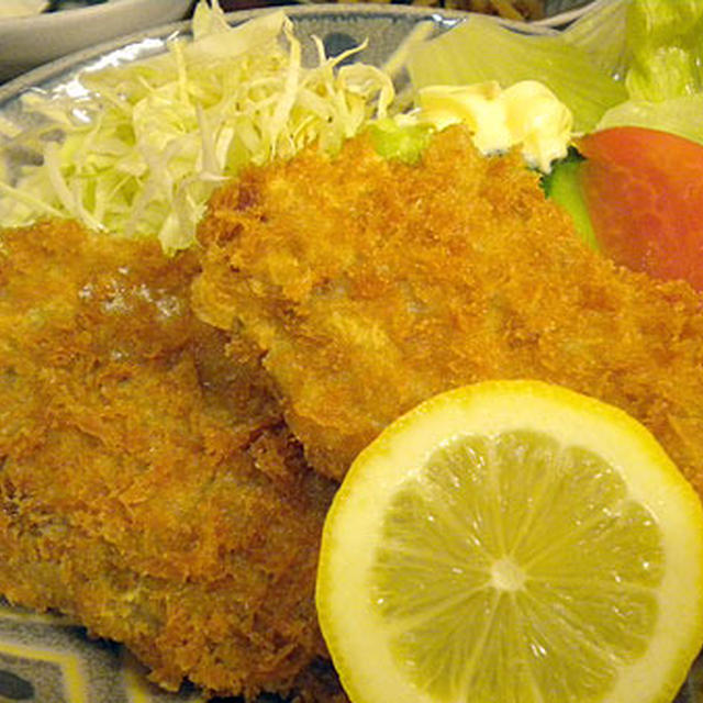 築地・かとう「アジフライ定食」