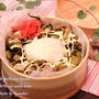 カフェ弁当☆高菜入り豚丼温玉のせ弁当（簡略レシピ）