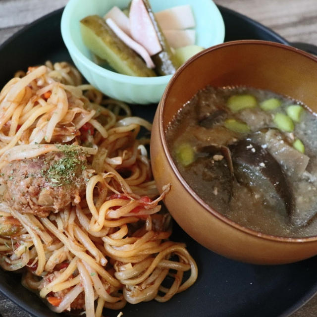 パスタと見せかけて…朝からガッツリ麺の朝ご飯 // 夕ご飯リメイクでラクチンでした＾＾