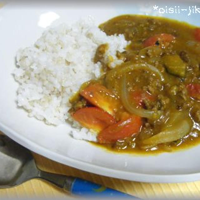「カレー」１０分で作れるかぼちゃカレー☆