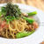 ししとうとキノコの和風パスタ