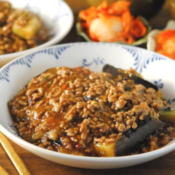 花椒を効かせた☆麻婆茄子