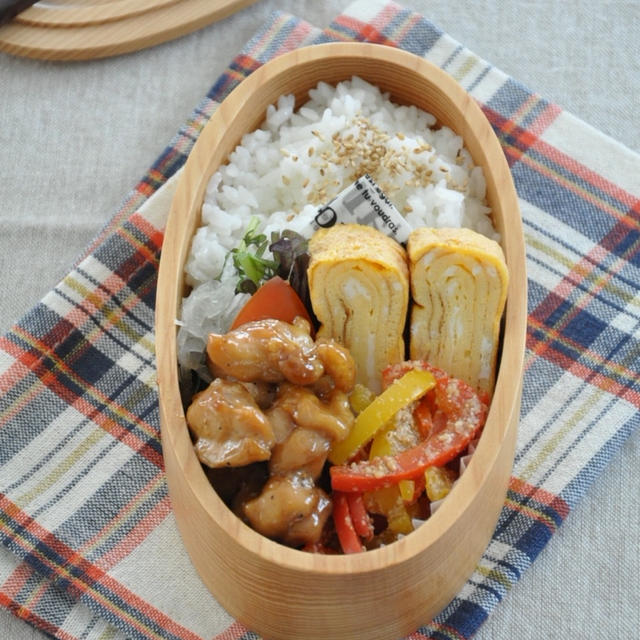 【お弁当おかずレシピ】ダンナさんお気に入り♪鶏肉の照り焼き弁当